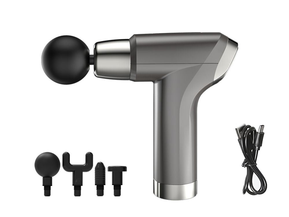 MASSAGE GUN BODY BACK MASSAGER STRONG 4 TIPS MASSAGE GUN Packaging status original