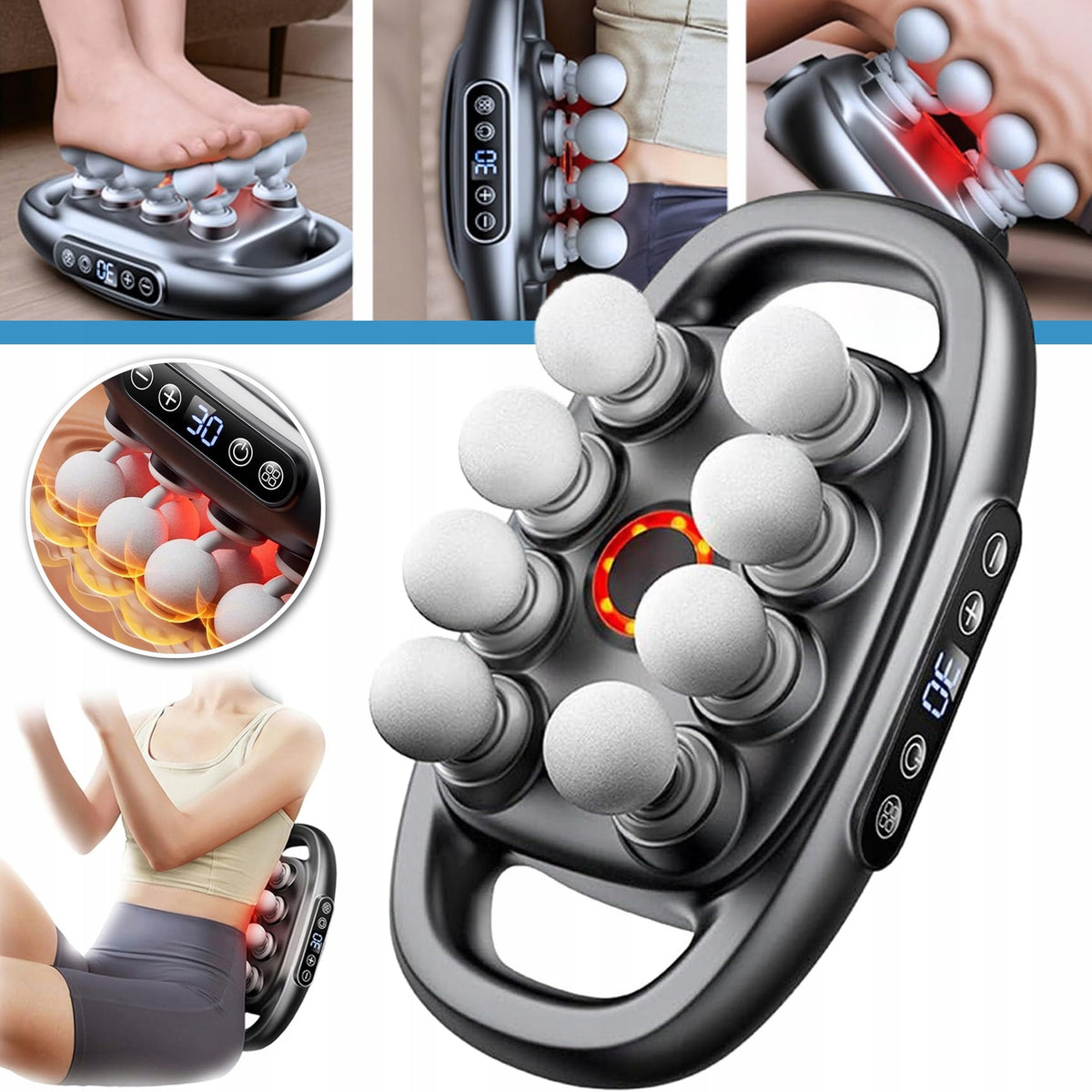 MASSAGE GUN ELECTRIC HAND MASSAGER BODY BACK GUN