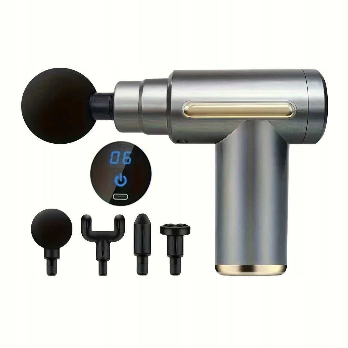MASSAGE GUN, HANDY MASSAGE GUN, COMPACT MUSCLE MASSAGER