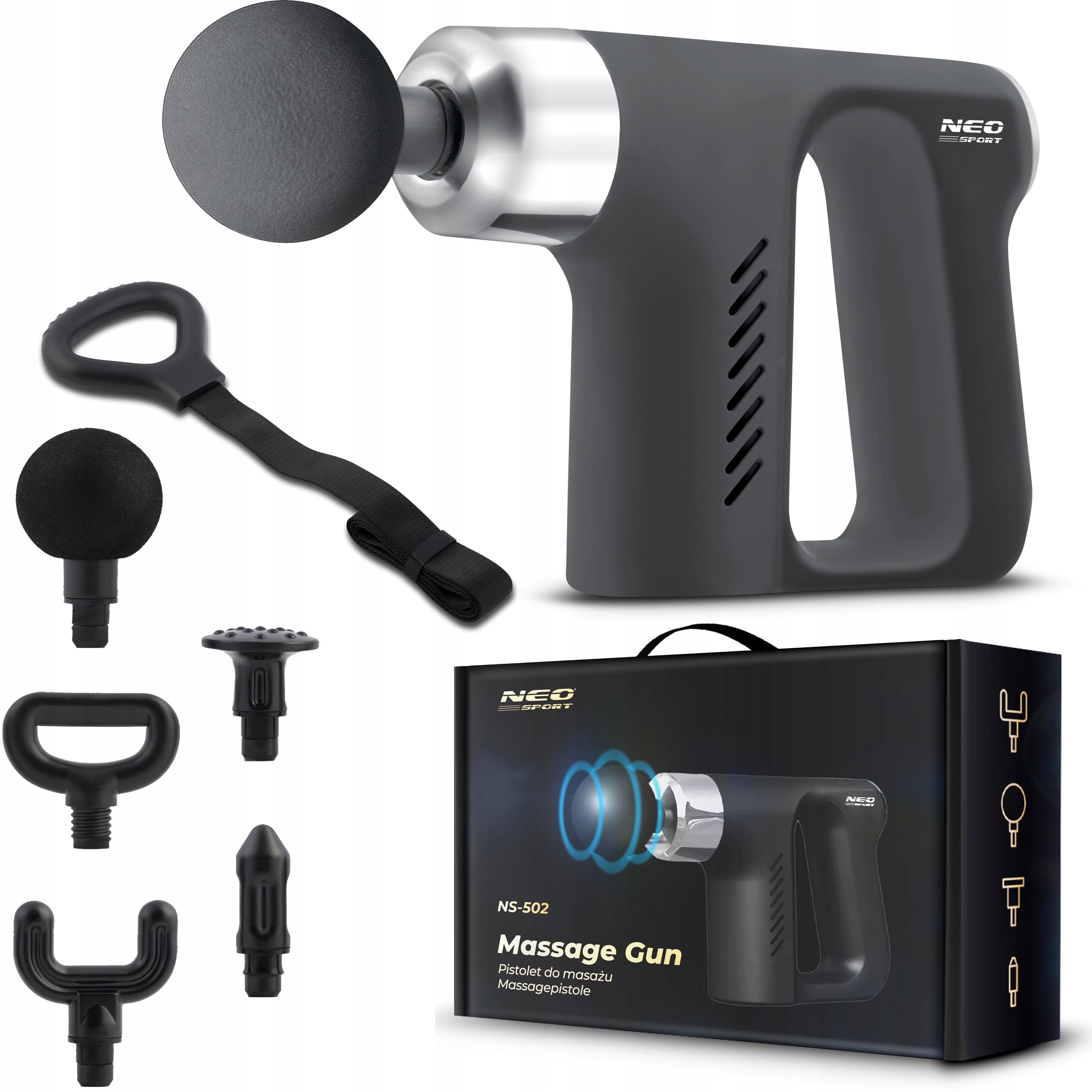 MASSAGE GUN MASSAGE BELT BODY MASSAGE GUN NEO-SPORT