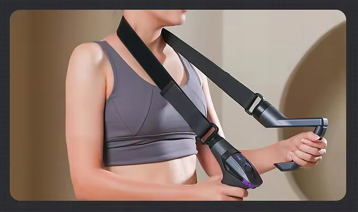 MASSAGE GUN MASSAGER FOR BACK BODY NECK AND NECK 5IN1 BELT Model Masażer pleców szyi i karku