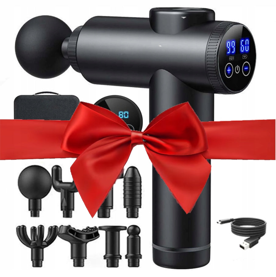 MASSAGE GUN MASSAGER FOR THE BACK NECK OF THE FEET AND SMART-FSC