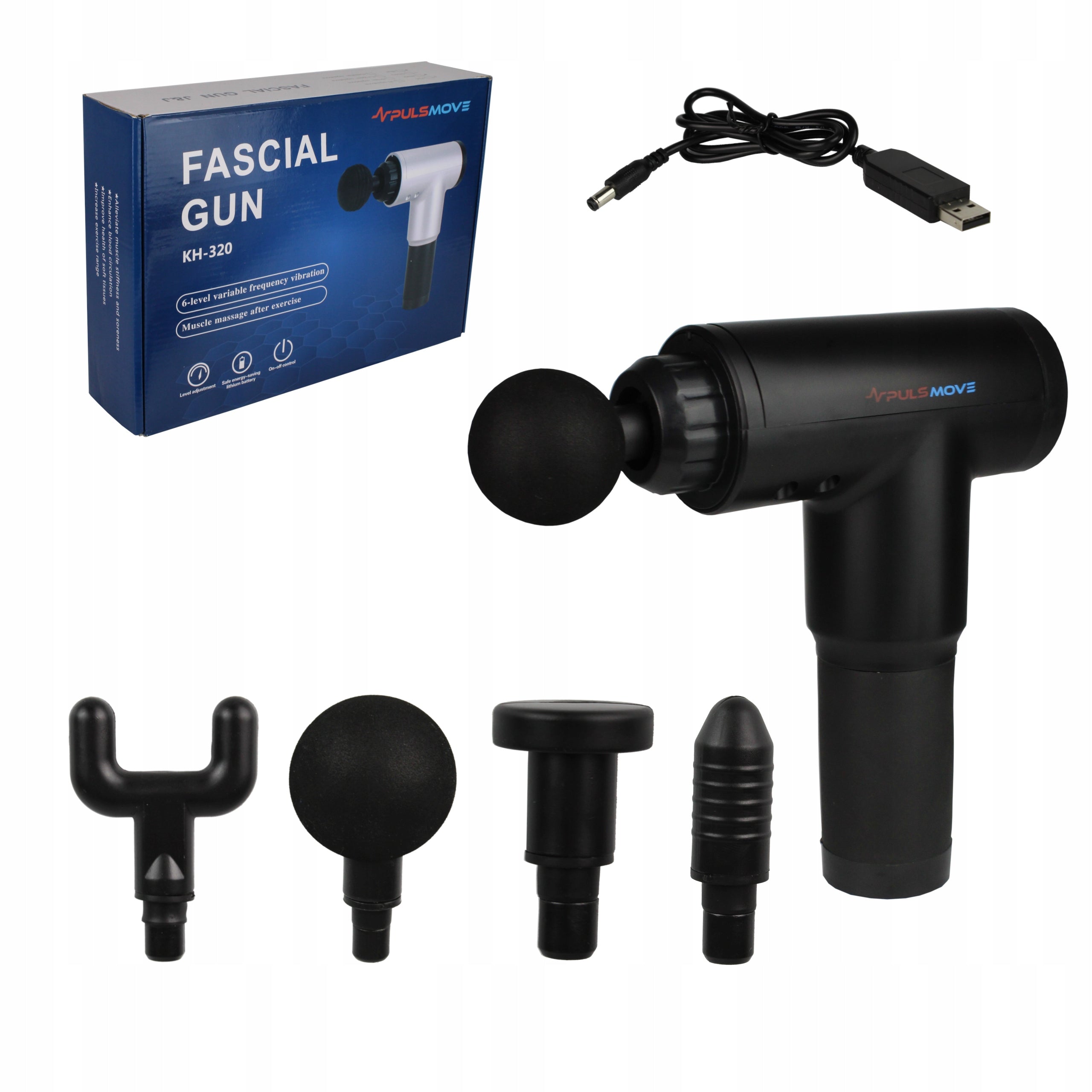 MASSAGE GUN MULTIFUNCTIONAL NECK BACK MASSAGER PULSMOVE KH-320