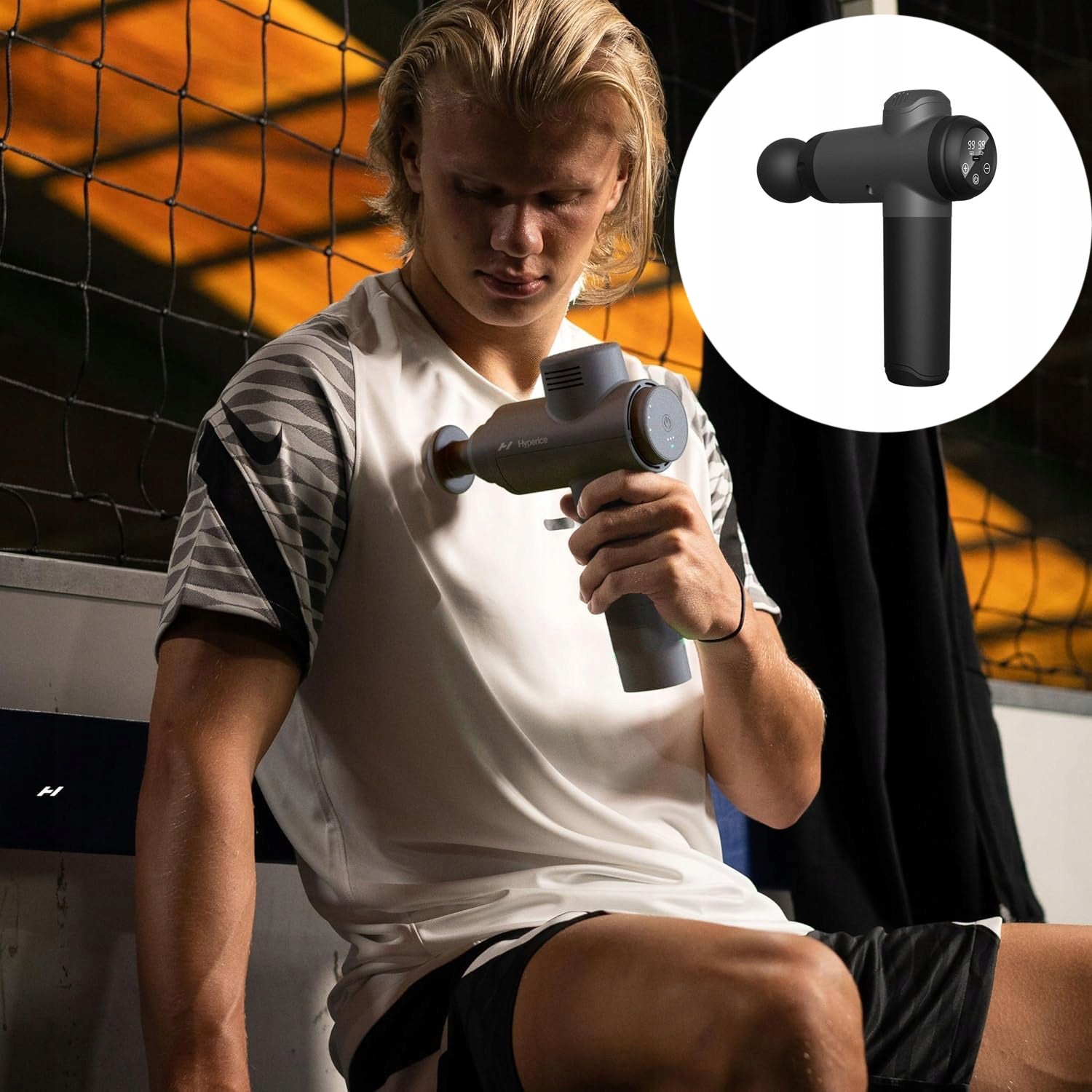 MASSAGE GUN, PORTABLE WIRELESS MUSCLE MASSAGER, HANDHELD MASSAGERS Packaging status original