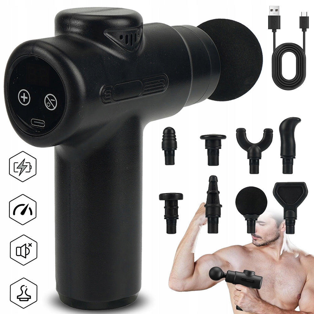 MASSAGE GUN POWERFUL BACK MASSAGER FOR NECK FEET BATTERY