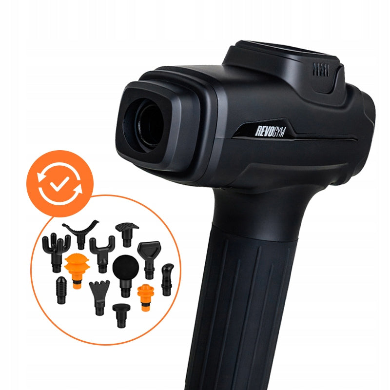 MASSAGE GUN POWERFUL BODY MASSAGER MASSAGE GUN 100W+12 TIPS RP20 Packaging status original