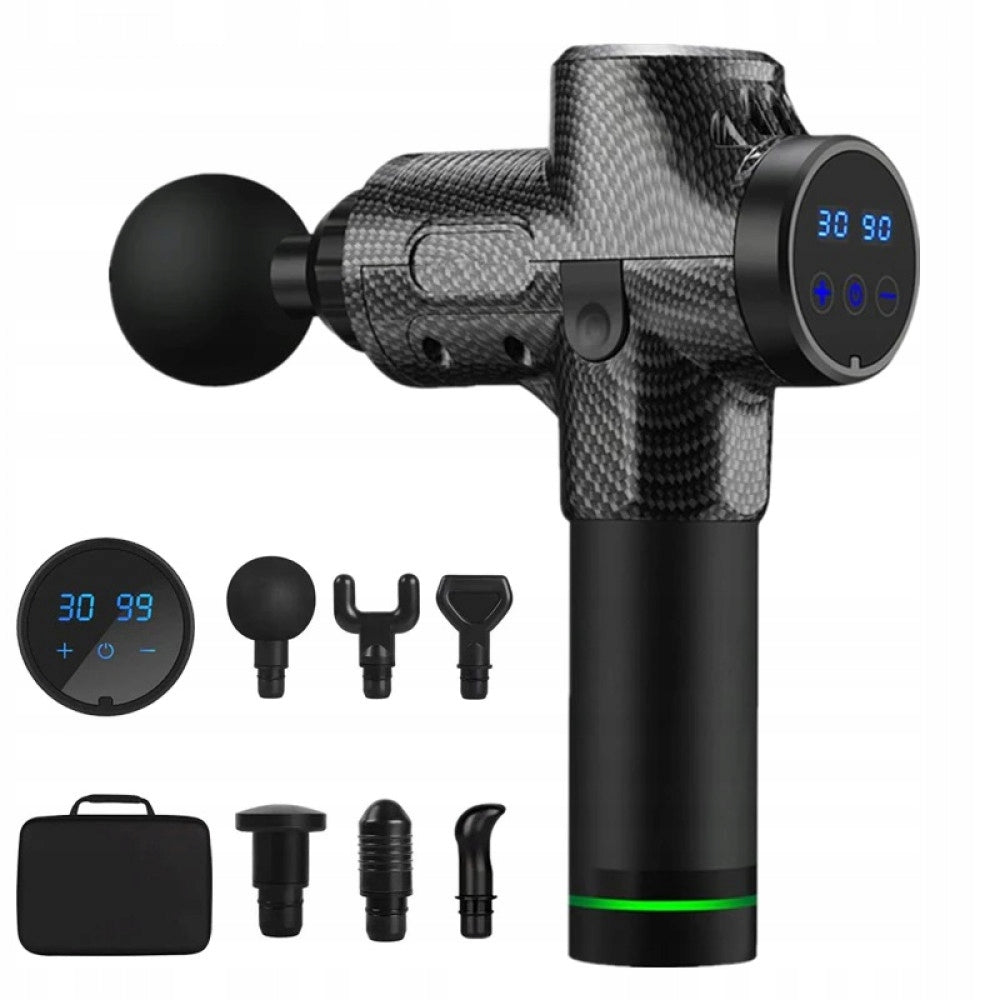 MASSAGE GUN POWERFUL MASSAGE GUN PRO Color black
