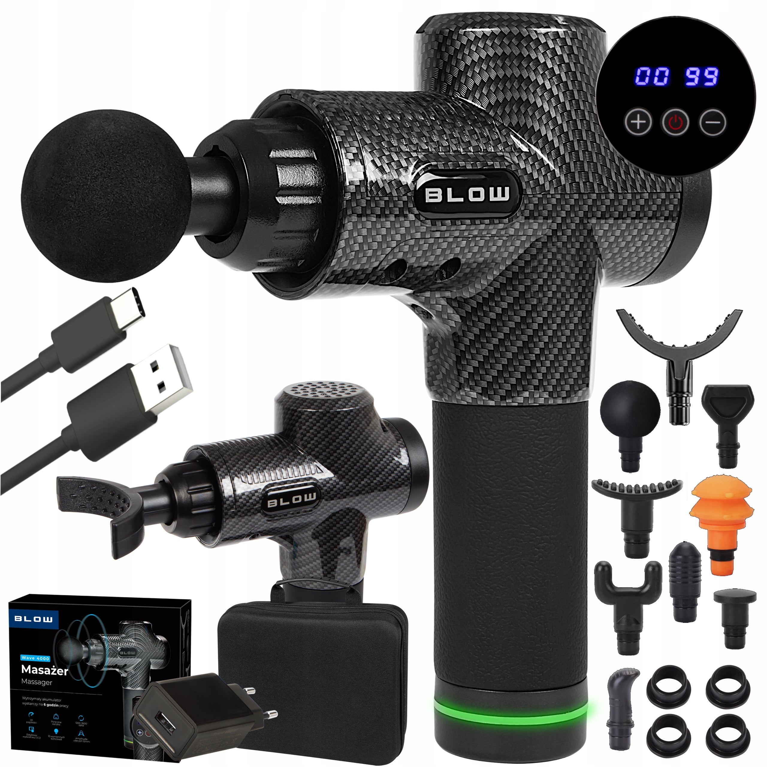 MASSAGE GUN PRO FOR BACK BODY FEET 10 TIPS