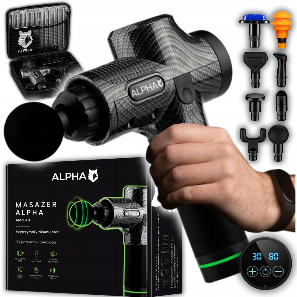 MASSAGE GUN PRO FOR THE BACK OF THE FEET OF THE BODY SALON AT HOME Manufacturer code DO PLECÓW STÓP CIAŁA SALON W DOMU