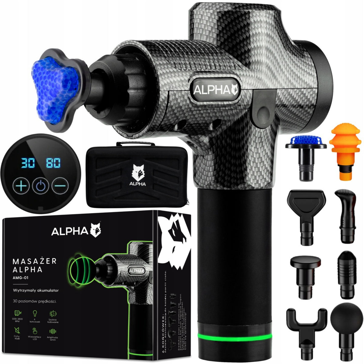 MASSAGE GUN PRO FOR THE BACK OF THE FEET OF THE BODY SALON AT HOME