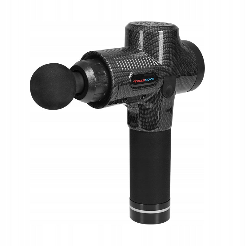 MASSAGE GUN PROFESSIONAL BACK MASSAGER STRONG PULSMOVE 6 TIPS Color black