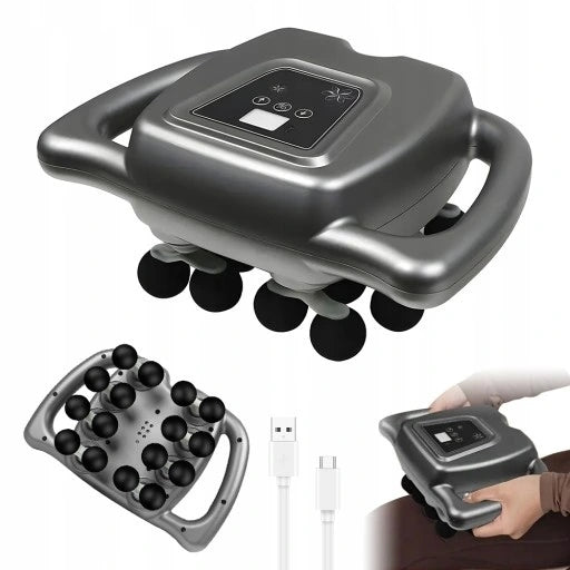 MASSAGE GUN SILENT 2000MAH 16 HEAD MUSCLE RELAXATION HOME GYM