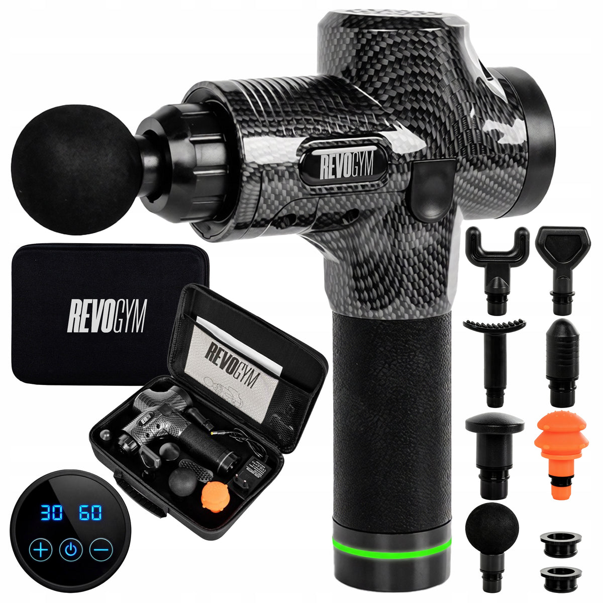 MASSAGE GUN STRONG BACK MASSAGER FOR FOOT BODY MASSAGE GUN 100W 8in1
