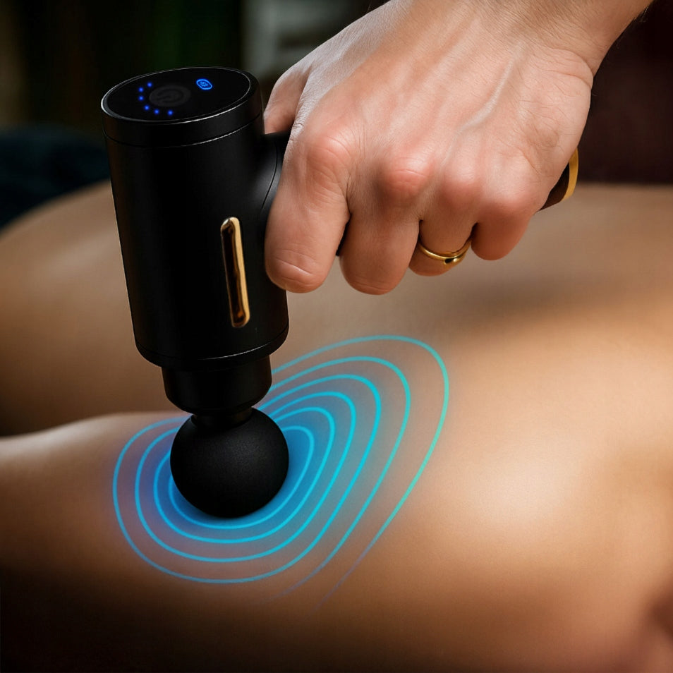 MASSAGE GUN VIBRATING HAND MASSAGER SET OF 4 MODERNHOME TIPS Brand no brand