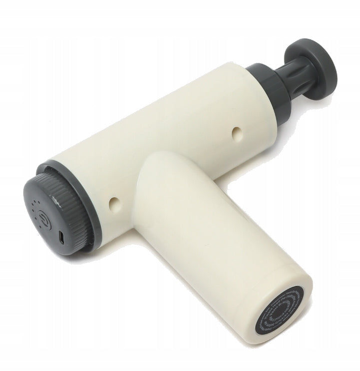 MASSAGE GUN WHITE MASSAGE GUN BACK MASSAGER BODY FEET 4 TIPS Manufacturer code 0000001854