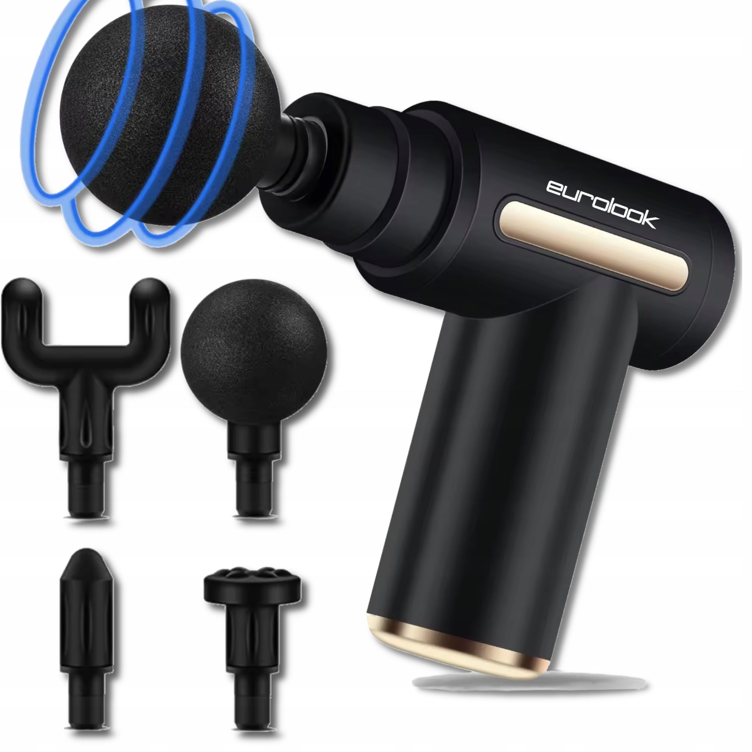 MASSAGE GUN WIRELESS BODY BACK MASSAGER 4 TIPS STRONG