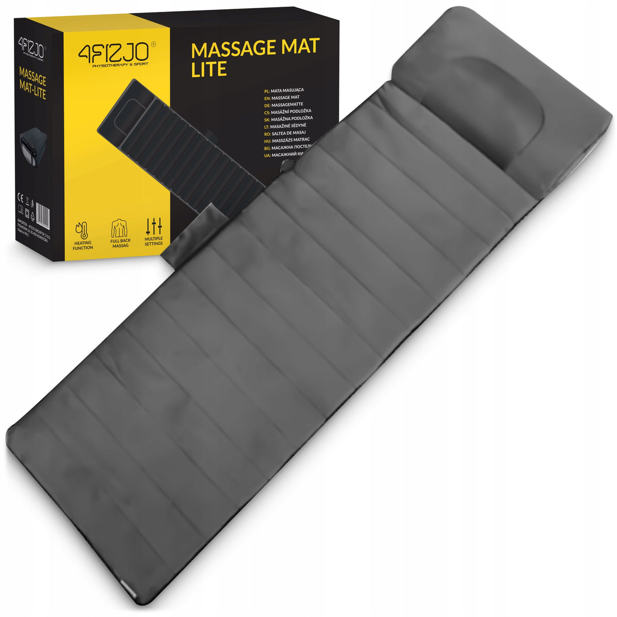 MASSAGE MAT for neck and back massage Mat with pillow 4FIZJO LITE Packaging status original