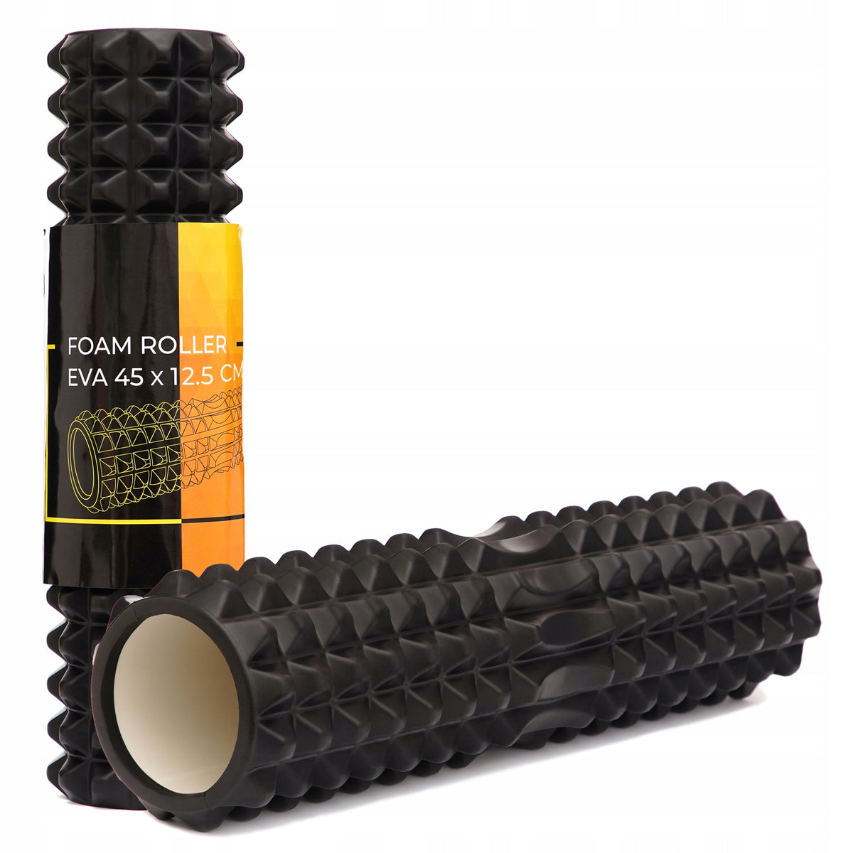 MASSAGE ROLLER 45cm HARD EVA NON-SLIP MUSCLE REGENERATION FITNESS