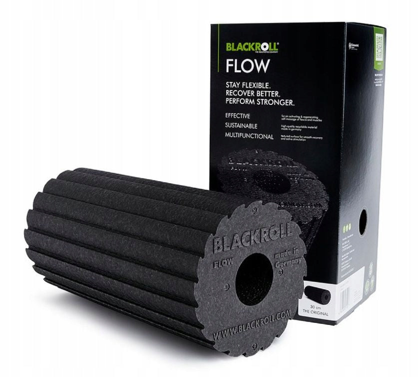 MASSAGE ROLLER BLACK 30x15cm FOAM STANDARD FLOW BLACKROLL
