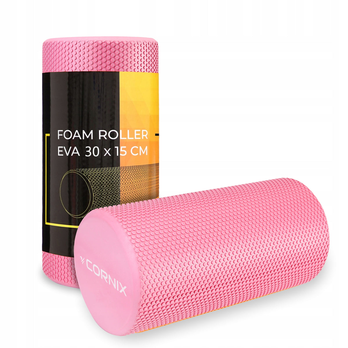 MASSAGE ROLLER CORNIX 30cm ROLLER MEDIUM HARD FOR ROLLING MUSCLES