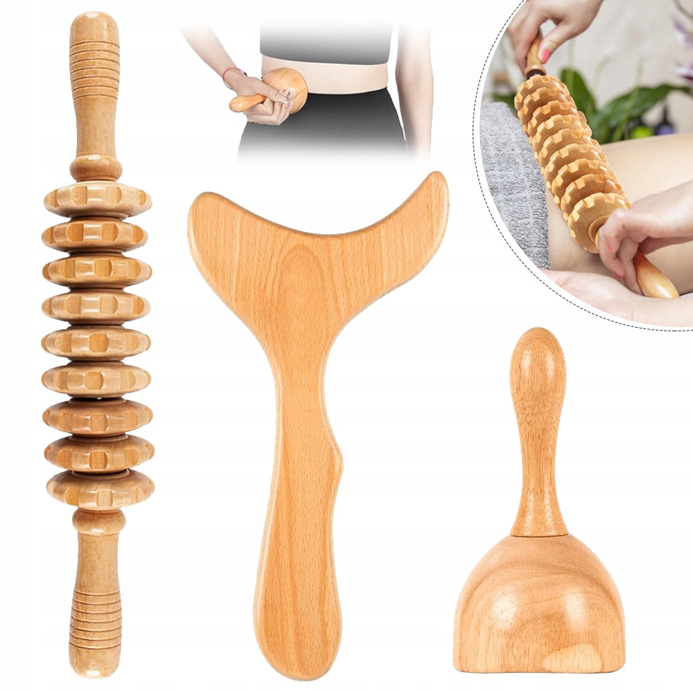 MASSAGE ROLLER SET, SET OF 3 ROLLER, FOOT MASSAGE DEVICE