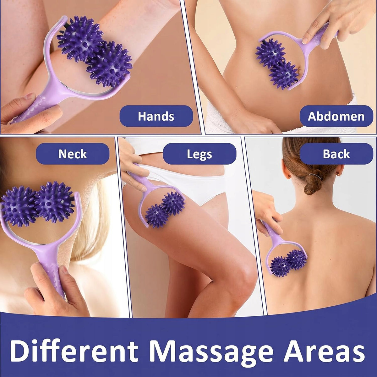 MASSAGE ROLLER WITH FITNESS RELAXATION HANDLE Brand TB