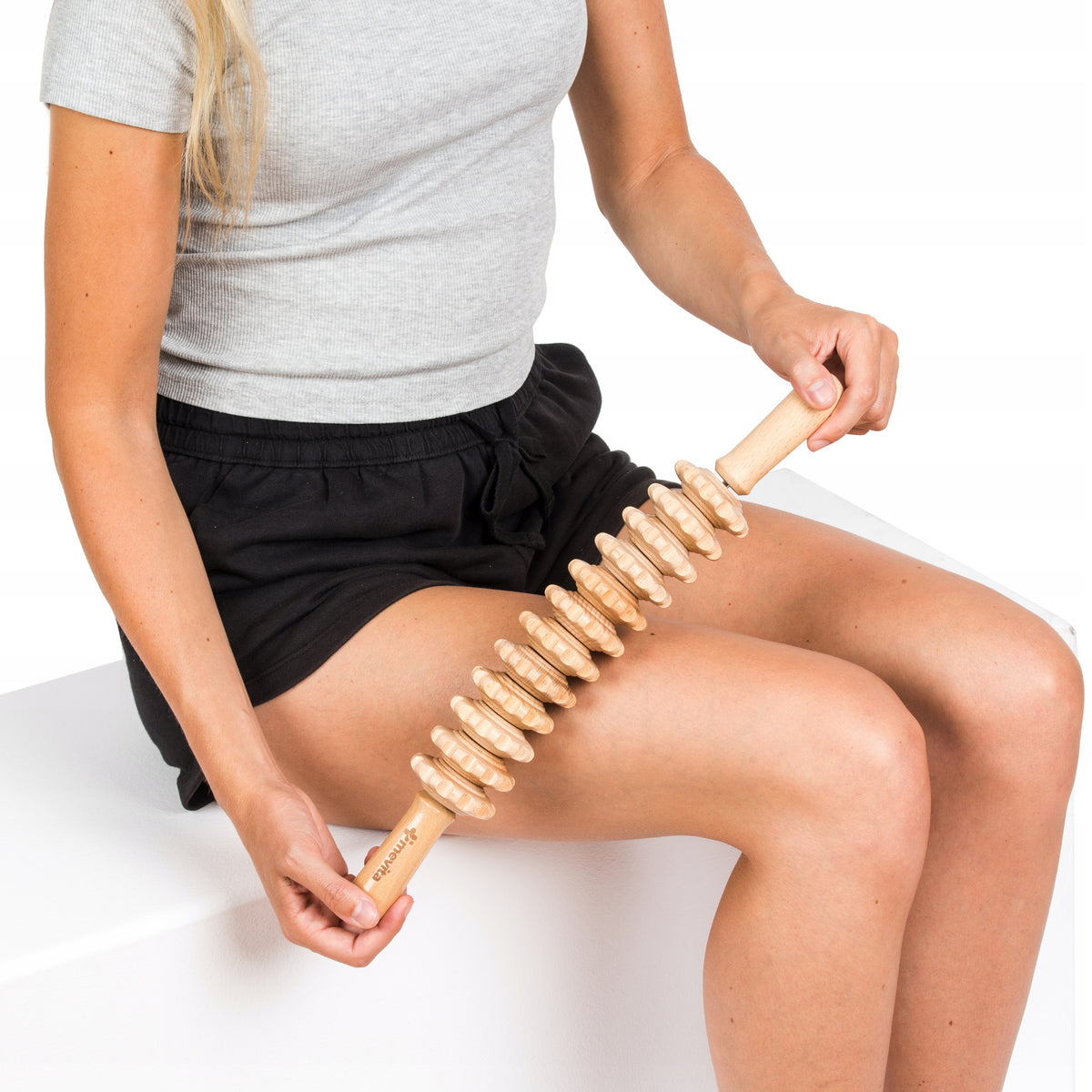 MASSAGE ROLLER Wooden Body Massager Roller Anti-Cellulite Profiled EAN (GTIN) 5906702716360