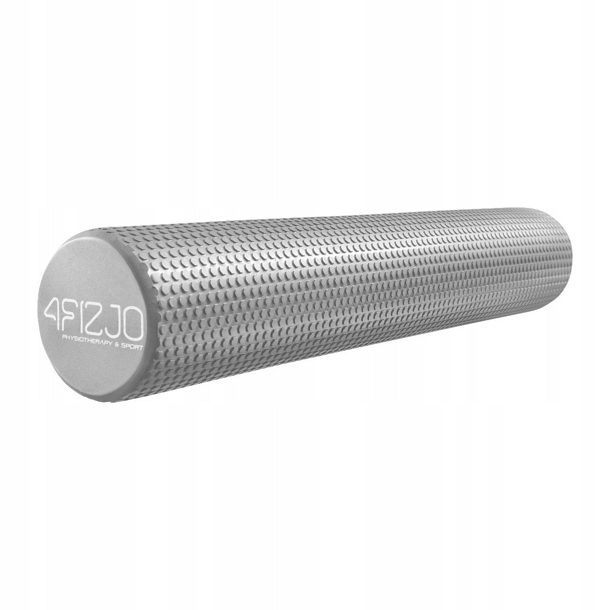 MASSAGE ROLLER with roller projections 4FIZJO PENTAGRAM 90cm - grey