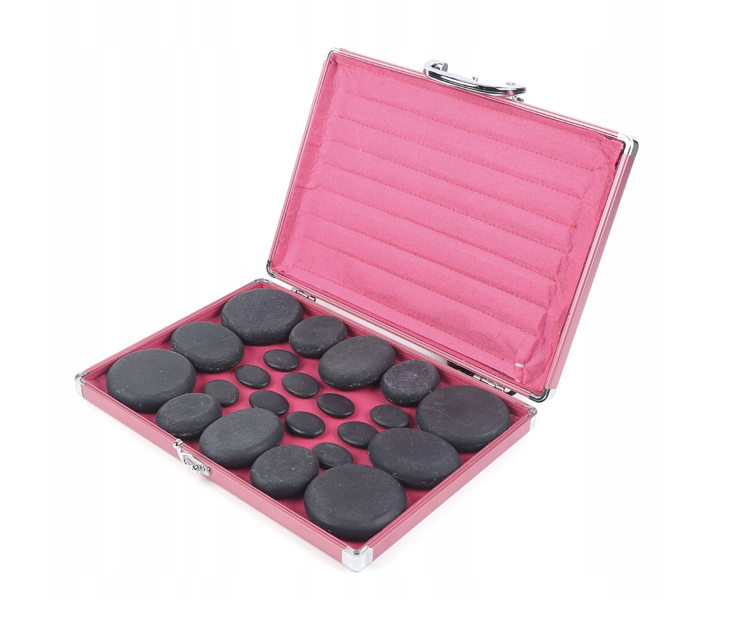 MASSAGE SET BASALT STONES HEATED HOT HEATER x20