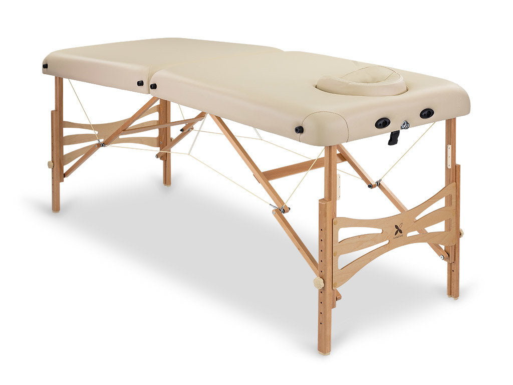 MASSAGE TABLE COSMETIC BED FOLDING WOOD PANDA FACE OPENING HABYS Medical device yes