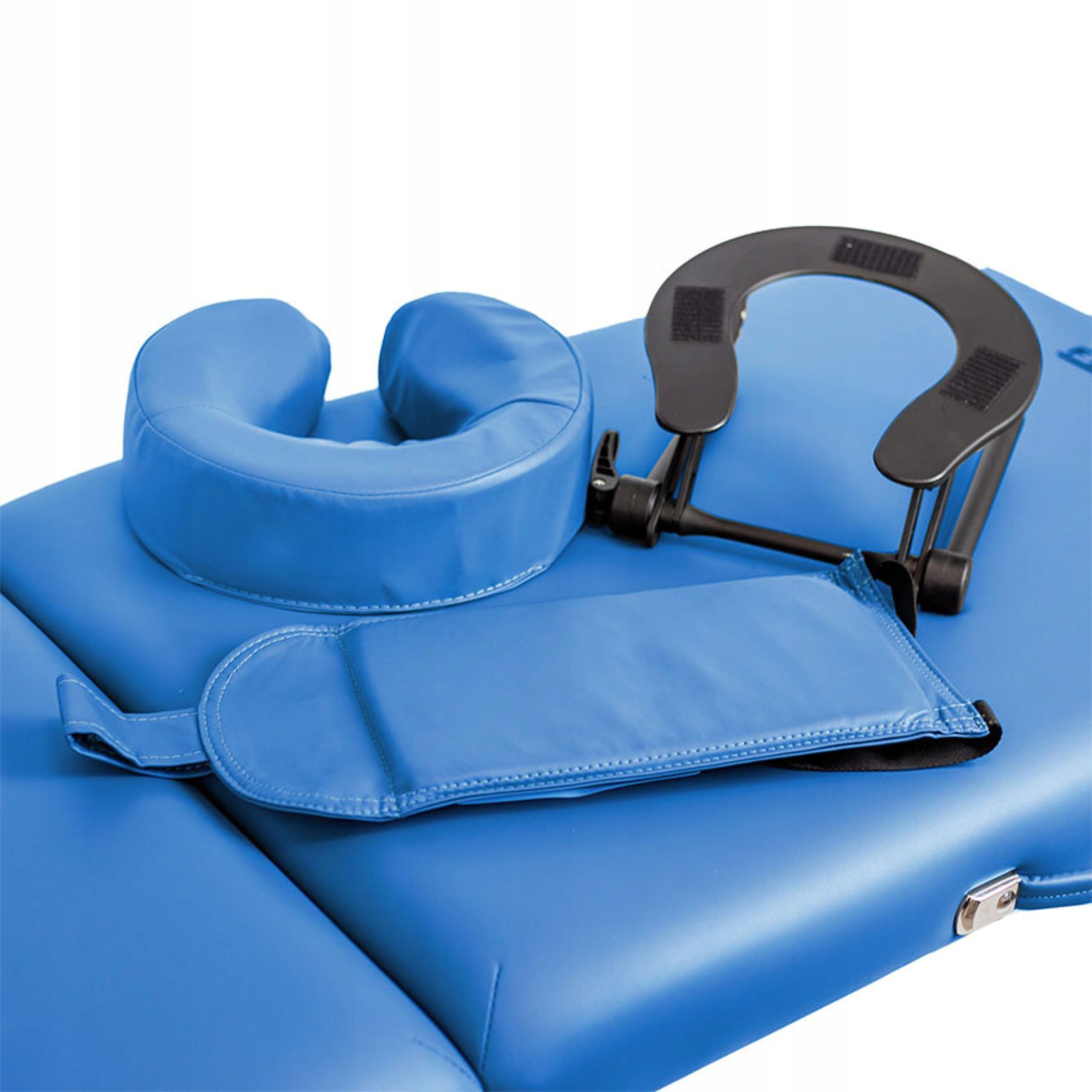 MASSAGE TABLE FOLDING ALUMINUM BED WITH EQUIPMENT ZEUS 64CM AKITO Packaging status original