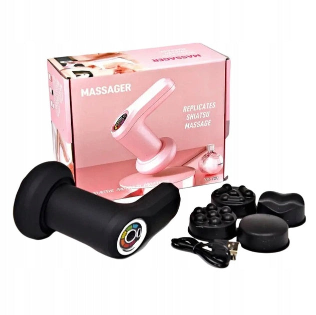 MASSAGER 5 attachments for full body massage YX-720 black Brand no brand