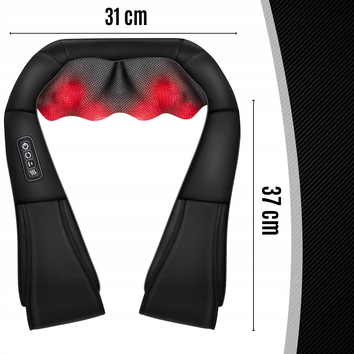 MASSAGER BACK NECK BODY MASSAGE DEVICE VIBRATING MASSAGE COLLAR Medical device no