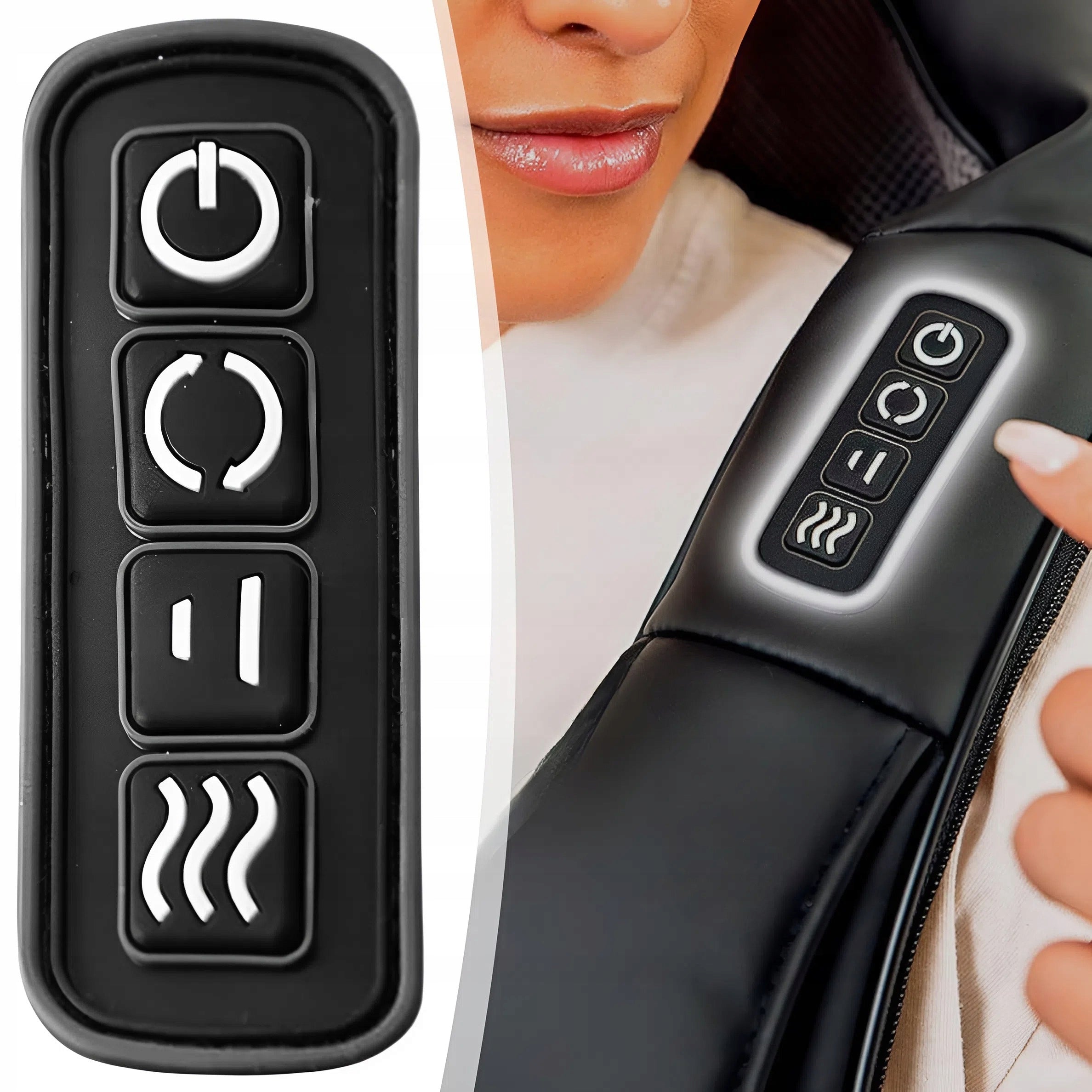 MASSAGER BACK NECK BODY MASSAGE DEVICE VIBRATING MASSAGE COLLAR Packaging status original