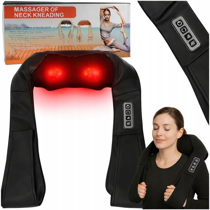 MASSAGER BACK NECK BODY MASSAGE DEVICE VIBRATING MASSAGE COLLAR