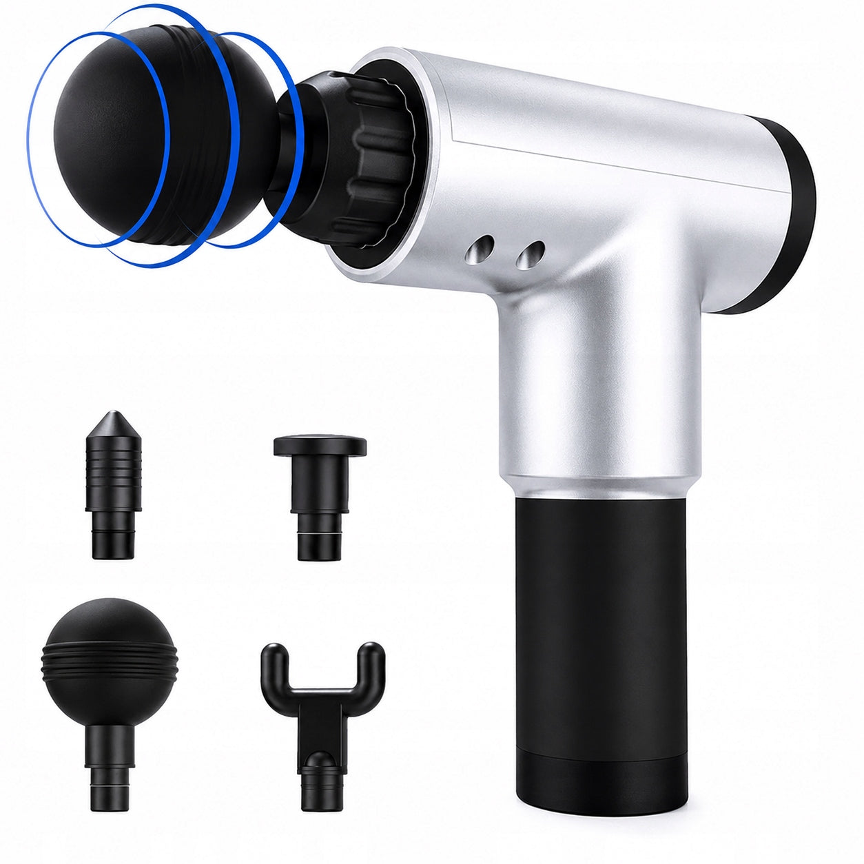 MASSAGER BODY LEG NECK MASSAGE GUN PORTABLE VIBRATION BATTERY Packaging status original