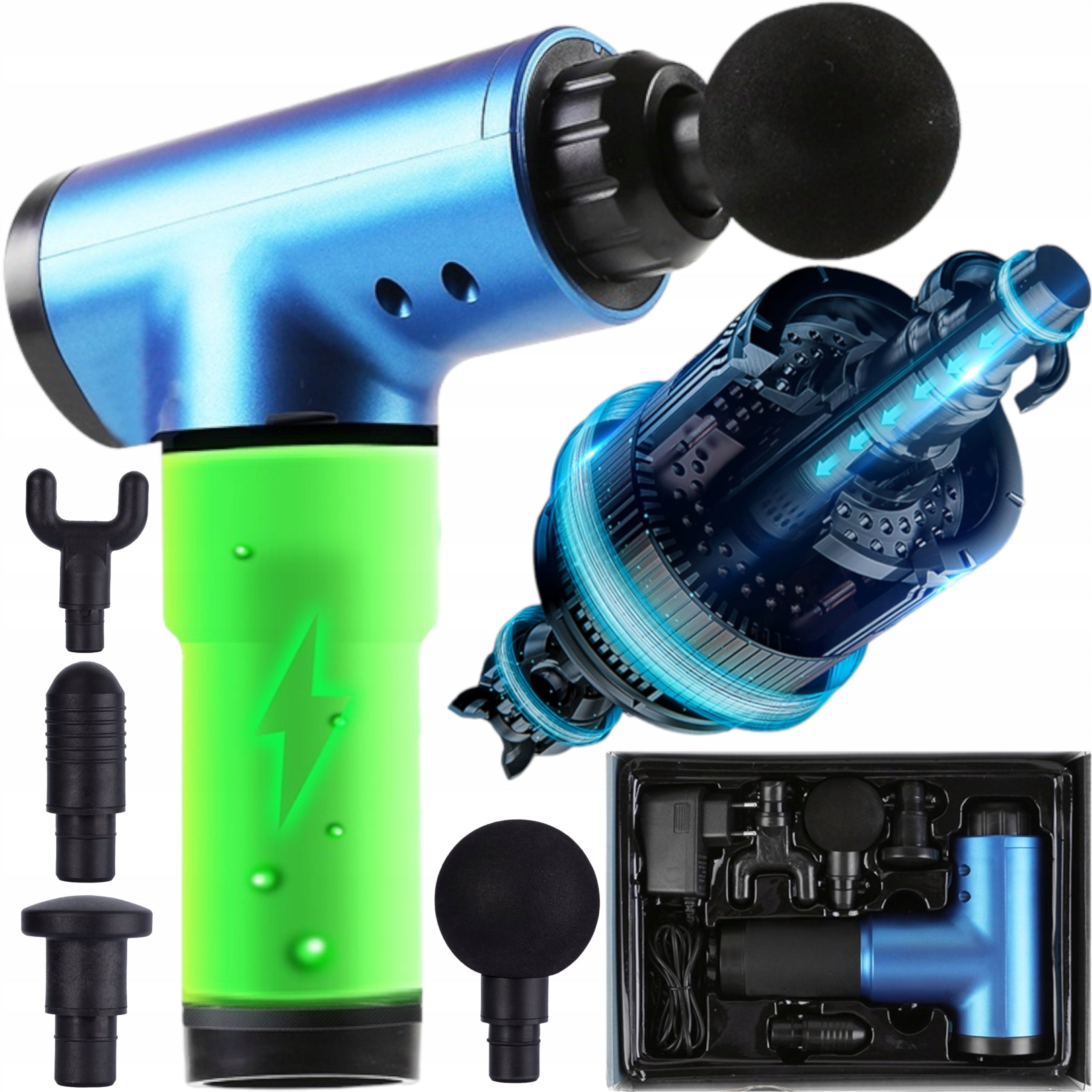 MASSAGER BODY MASSAGE GUN PRO WITH RECHARGEABLE BATTERY POWERFUL Manufacturer code KMJGKIDJ