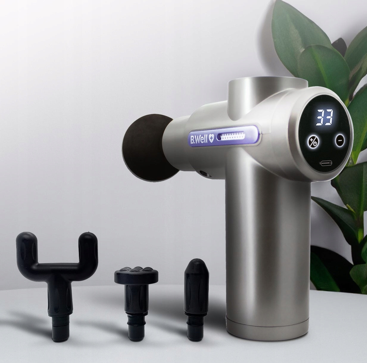 MASSAGER DRUM MASSAGE GUN 33 speed USB-C B.Well MED-450 Packaging status original