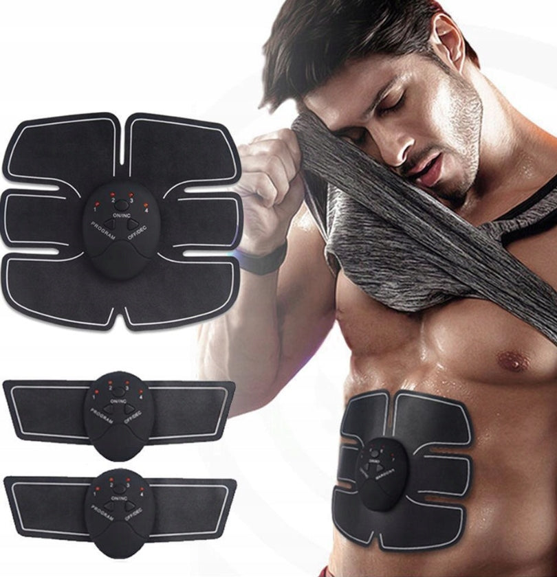 MASSAGER ELECTROSTIMULATOR ABDOMINAL MUSCLES BODY EMS SET Size universal