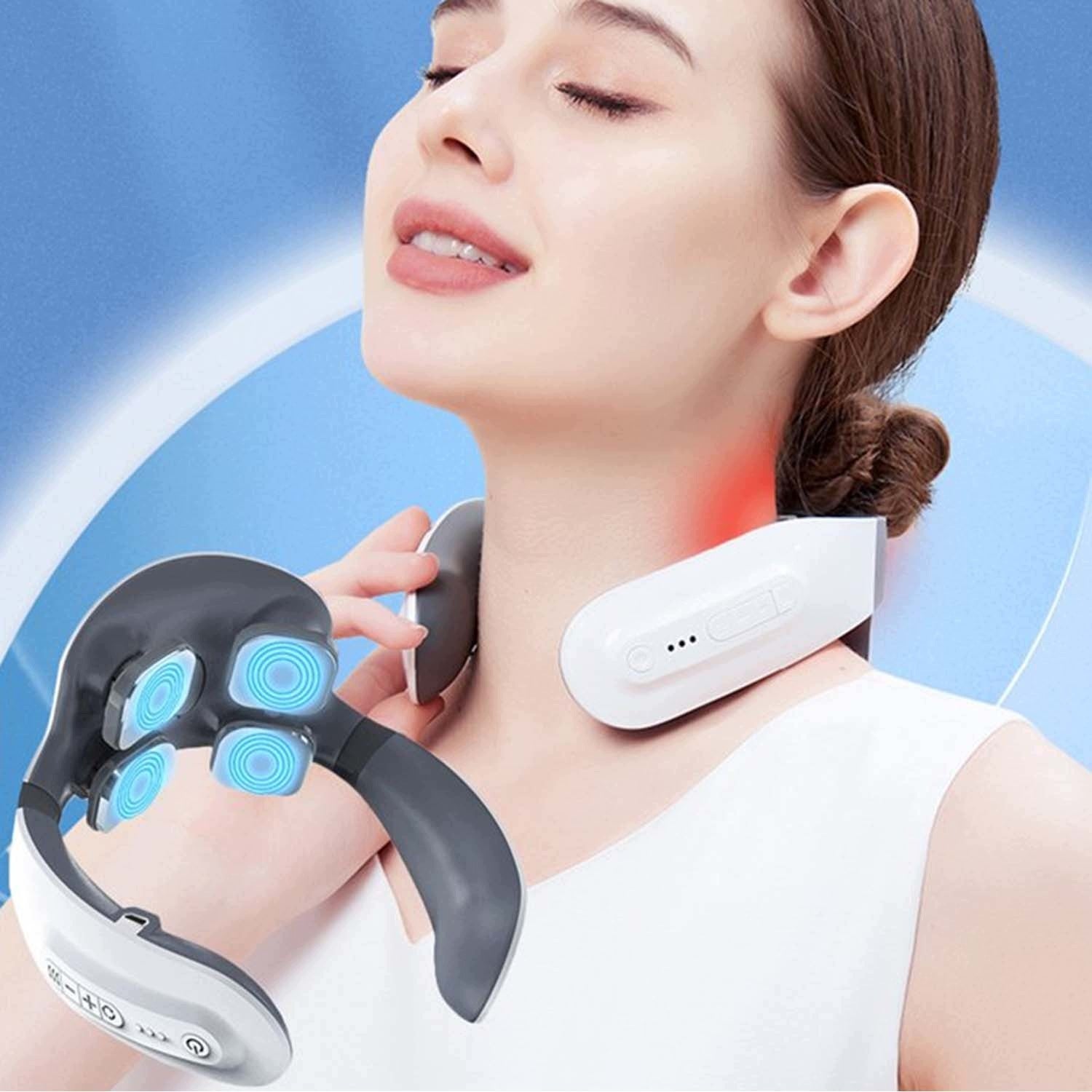 MASSAGER EMS CERVICAL SPINE HEATING WIRELESS ELECTRIC 6 MODE Brand no brand
