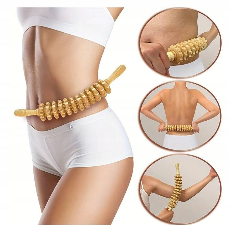 MASSAGER FLEXIBLE WOODEN ROLLER FOR CELLULITE PL BODY ANTI-CELLULITE