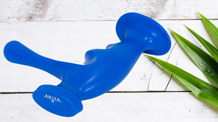 MASSAGER FOR TRIGGER POINT THERAPY AKITO NYLON RELAXATION 13,5CMX11CM Color blue