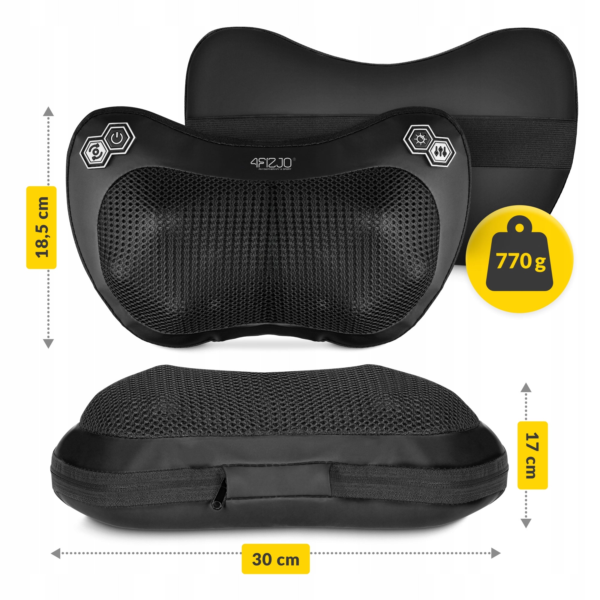 MASSAGER HEATING BACK MASSAGE PILLOW NECK BODY BACK LEG FEET HANDS EAN (GTIN) 5907739319159