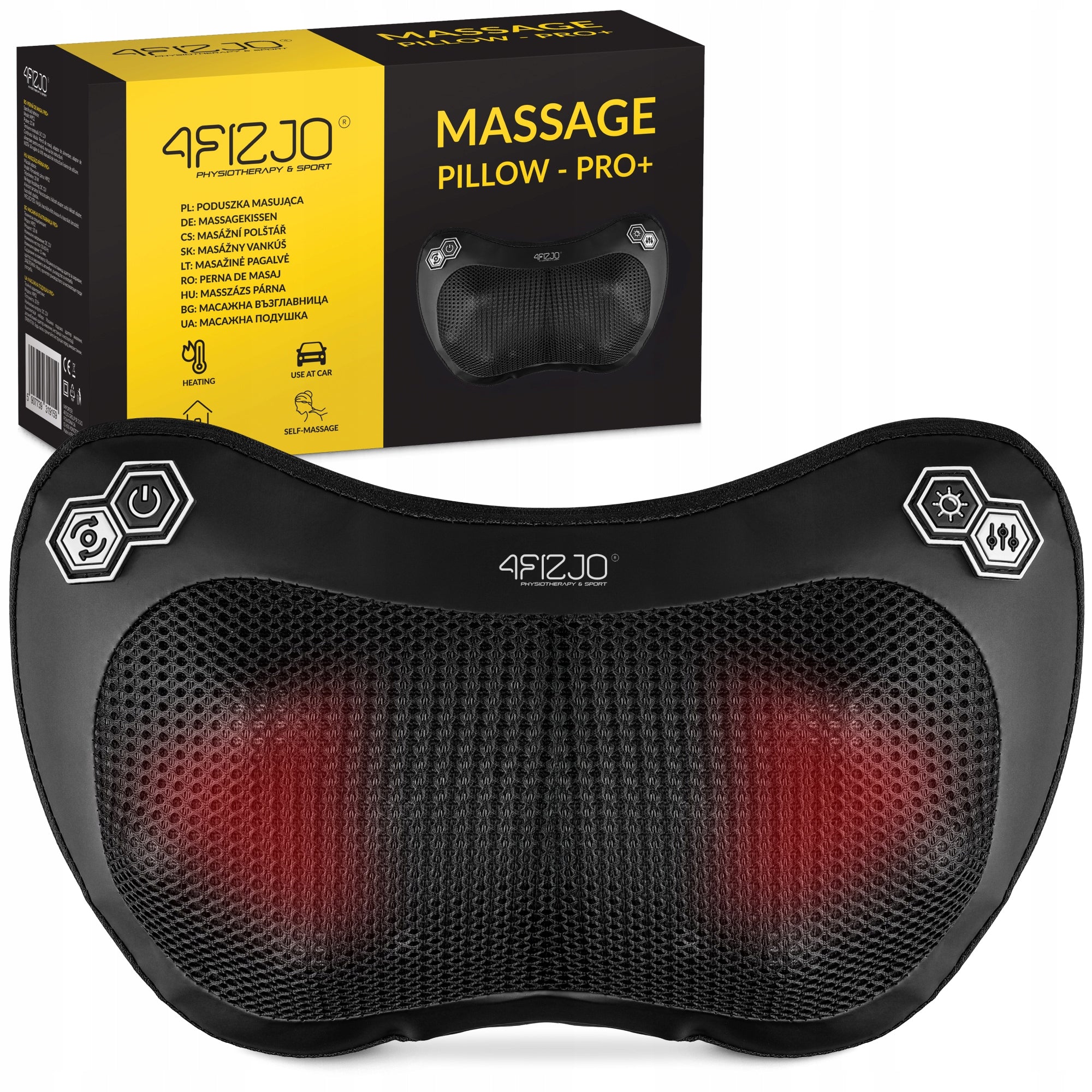 MASSAGER HEATING BACK MASSAGE PILLOW NECK BODY BACK LEG FEET HANDS