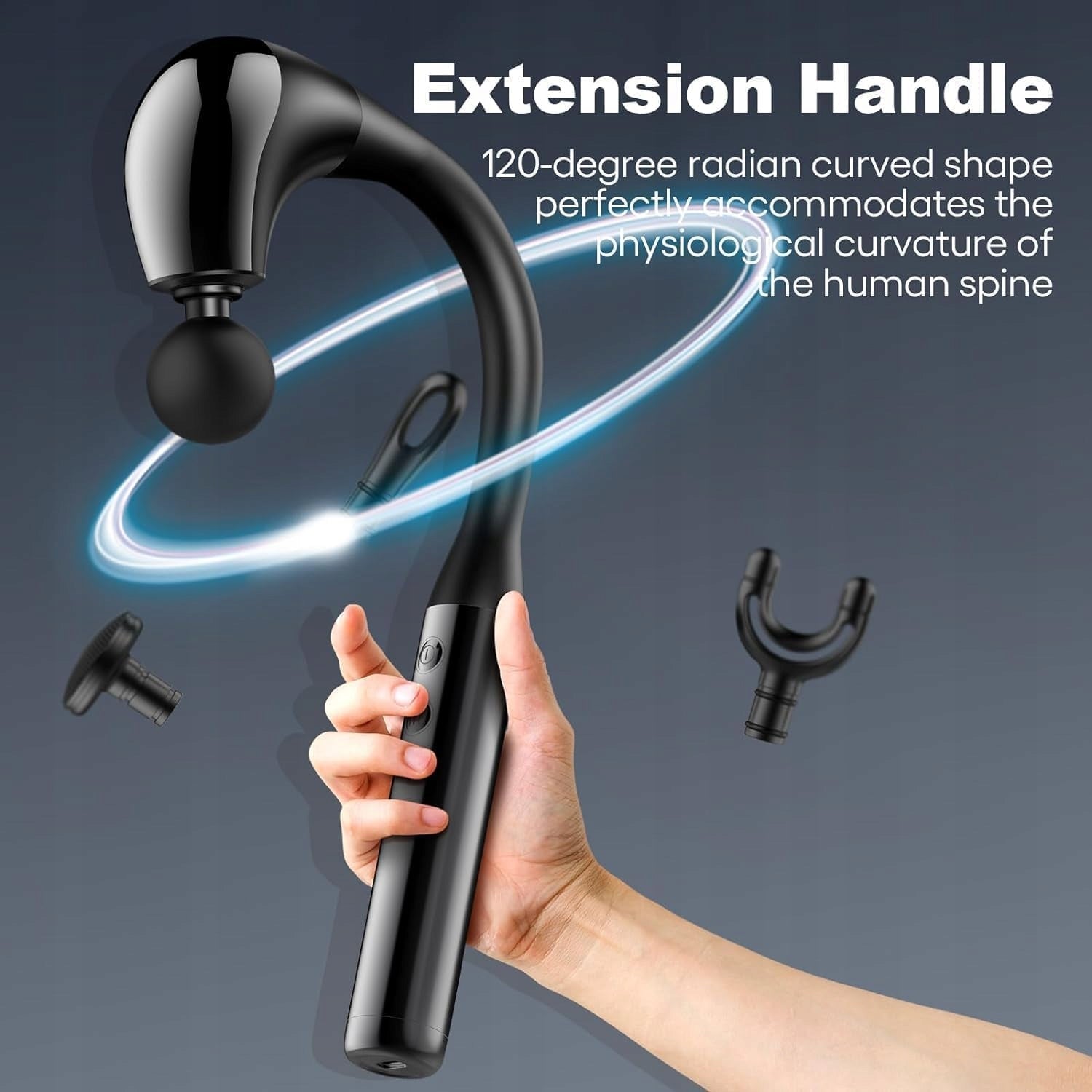 MASSAGER MASSAGE GUN WITH EXTENDED HANDLE JA-G4 Manufacturer code 5902601618613