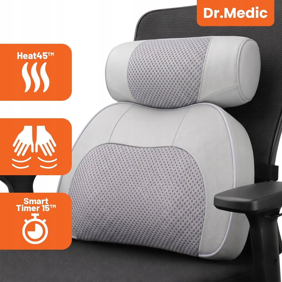 MASSAGER MASSAGE PILLOW SHIATSU FOR BACK NECK LEGS BODY HEATING Medical device no