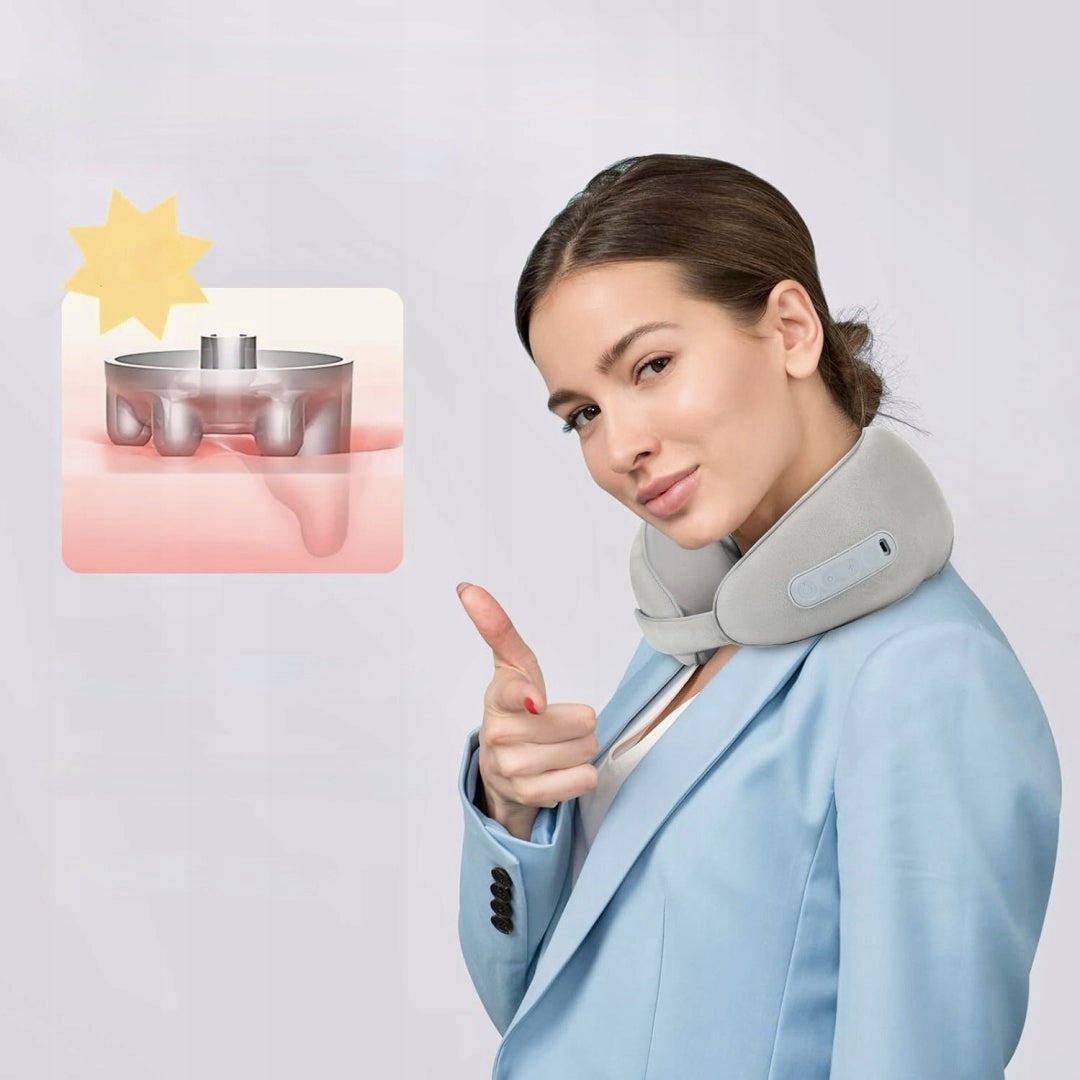 MASSAGER MASSAGE PILLOW WIRELESS FOR BACK NECK LEGS BODY HEATING Packaging status original