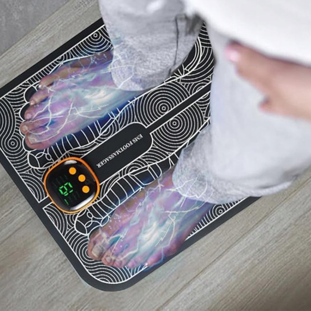 MASSAGER MAT EMS FOR FEET AND NECK ELECTROSTIMULATOR MASSAGING MUSCLE NECK Model masażer stóp1