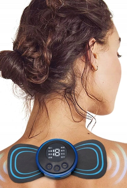 MASSAGER MUSCLE ELECTROSTIMULATOR EMS MINI LCD AKU Size universal