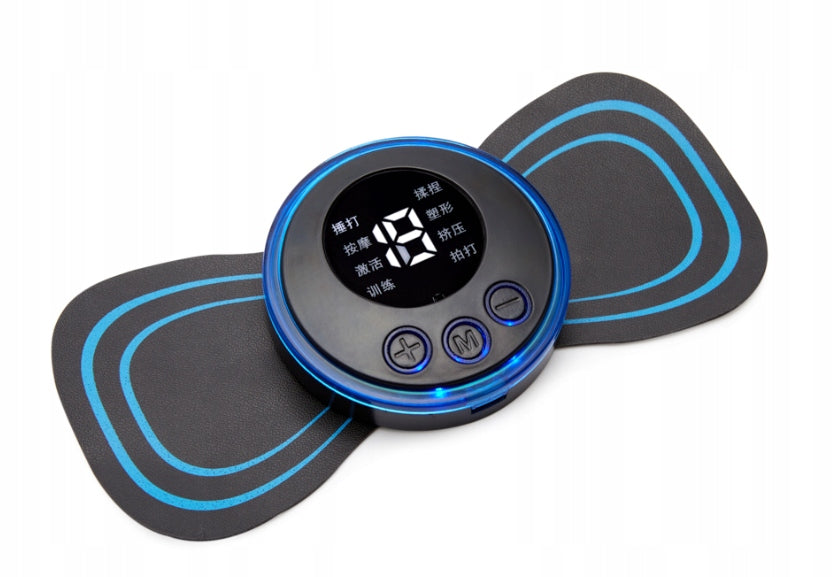 MASSAGER MUSCLE ELECTROSTIMULATOR EMS MINI LCD AKU